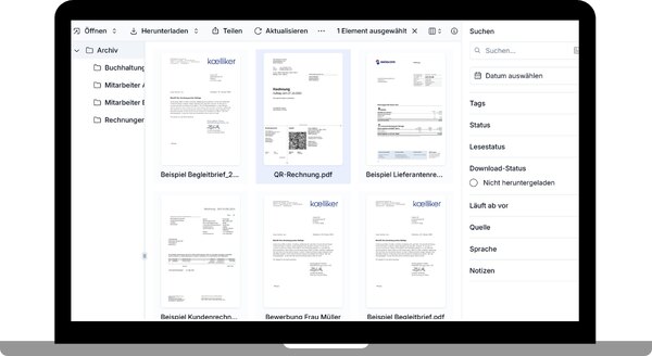 smartarchive Nachverfolgung